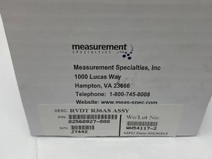Measurement Specialties 02560927-000 Industrial Motion & Position Sensors RVDT - Picture 1 of 7