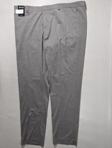 NEW Big & Tall Mens 46 x 30 Murano Dress Pants Alex Fit Polyester Gray MSRP $80 - Picture 1 of 10