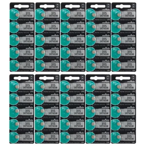 Murata SR716SW 716 Sr716 Silver Oxide Button Battery 315 1.55v for Watch 50 pack - Picture 1 of 1