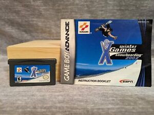 ESPN Winter X Games Snowboarding (Game Boy Advance, GBA, 2002) W/ Manual