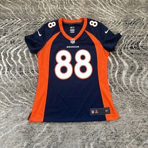 Denver Broncos Demaryius Thomas Jersey Womens Sz S Orange #88 Nike On Field