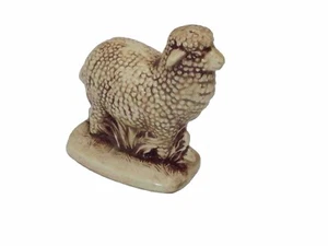Holland Mold Nativity Standing Sheep Ceramic Cream W/brown Accent - Picture 1 of 4