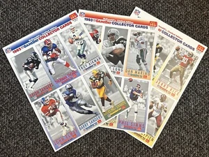 Complete 1993 McDonald's GAMEDAY 18 Cards Aikman Sanders Elway Sanders Rice Long - Picture 1 of 7