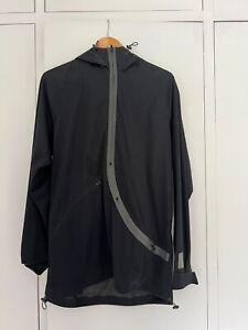 y-3 black laser cut pullover poncho, size S