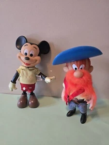 Vintage 1970 Warner Bros YOSEMITE SAM And Mickey Mouse By R. Dakin - Picture 1 of 14