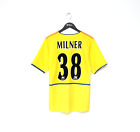 2002/03 Milner #38 Leeds United Vintage Nike Away Fußball Shirt Trikot (S)