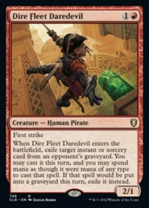 x1 Dire Fleet Daredevil - Deck Exclusive R MTG Commander Legends: Battle for Bal - Picture 1 of 1