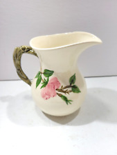 Vintage Franciscan Rose Flower Pitcher Made In California