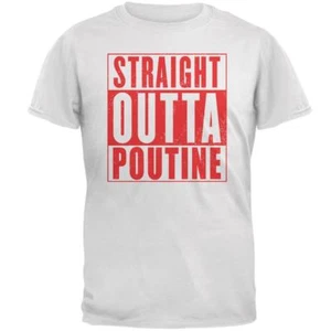 Straight Outta Poutine Mens T Shirt - Picture 1 of 1