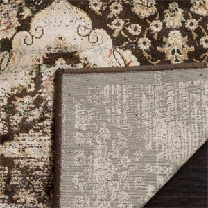 Safavieh Vintage 4'-0" X 5'-7" Power Loomed Rug In Black And Light Blue - Picture 1 of 7