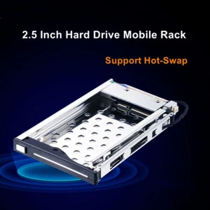 2.5'' SATA Hard Drive Bracket Mobile Rack Metal Enclosure For 7/9.5mm HDD SSD - Picture 1 of 9