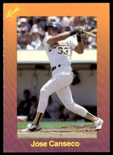 1989 Classic Travel #103 Jose Canseco   Baseball Oakland Athletics
