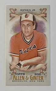 2021 Topps Allen & Ginter's - Cal Ripken Jr *No Number Mini* A&G Back 50 Copies! - Picture 1 of 5