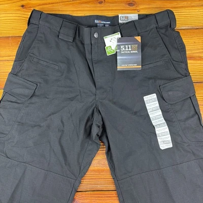 Pantalones tácticos Stryke para hombre 5.11 74369 Flex-Tac, negros W40x30L nuevos con etiquetas Foto 1 de 4