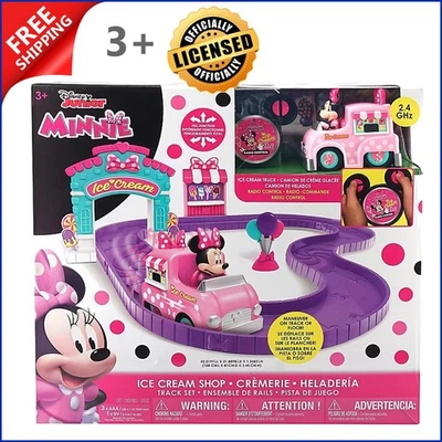 Disney Junior Minnie Mouse игрушки для детей 3 4 5 RC пожарная машина трек набор лицензированный - Изображение 1 из 4