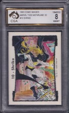 1990 Comic Images Todd McFarlane Series II #10 Shrike - CGA 8 NM/MT