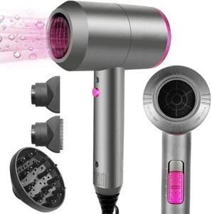 Tamefox Professional Hair Dryer 2000W Fast Drying Ionic Hairdryer with Diffuser - Picture 1 of 7