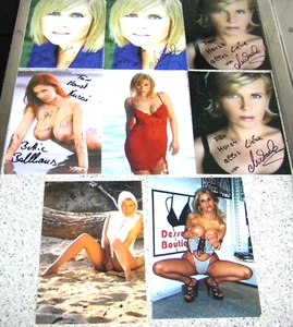 MICHAELA SCHAFFRATH-4 org.Autogramme-aus 8,10,10,11-plus 3 Fotos+Bettie Ballhaus - Bild 1 von 6