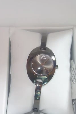 Reloj pulsera Yonger and Bresson ovalado negro PVD acero cuarzo DMN 1500/01 nuevo Foto 1 de 4