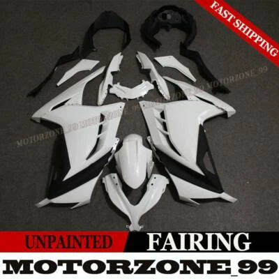 Fairing Kit For Kawasaki Ninja 300 EX300 2013-2017 Unpainted Injection Bodywork - Image 1 of 4