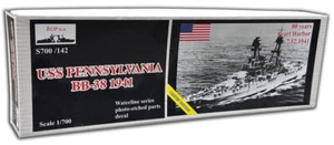 1/700 Samek USS Pennsylvania BB-38 1941 Resin Battleship Model Kit