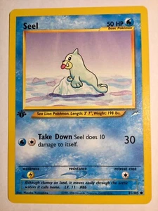 Pokemon card Seel 81/105 1st Edition 1995 Nintendo NM - Bild 1 von 2