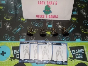 Star Wars Miniatures CLONE WARS 4 Neimoidian Warriors 29/40 - Imagen 1 de 2