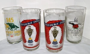 KENTUCKY DERBY GLASS LOT Churchill Downs 1982 108 2005 131 2019 145 julep RARE - Picture 1 of 7