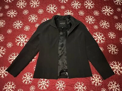 XS Women’s Andrew Marc Hardshell, Polyester, Water Resistant Black Jacket - Image 1 of 4