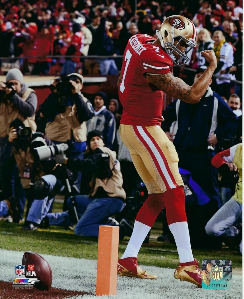 FOTOGRAFÍA BRILLANTE COLIN KAEPERNICK 8X10 ARCHIVO FOTOGRÁFICO SAN FRANCISCO 49ERS Foto 1 de 1