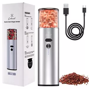 Macina Sale e Pepe Elettrico, USB Ricaricabile Mulino Pepe Potenza Visiva R... - Foto 1 di 7
