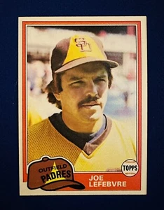 1981 TOPPS TRADED #790 JOE LEFEBVRE SAN DIEGO PADRES NM-MT or BETTER - Picture 1 of 4