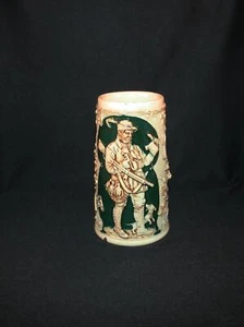Antique Karl Beuler Stoneware 1/2 Liter German Beer Stein Mug Tankard Germany KB - Picture 1 of 10