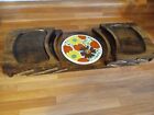 Beautiful Vintage Gail Craft Expandle 3 Level Tiered Cheese Board Serving Tray