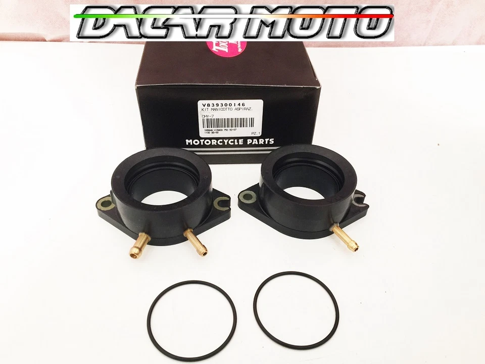 KIT COPPIA MANICOTTI COLLETTORE DI CARBURATORE Yamaha XV Virago SE 1000 1985 146 Foto 1 de 1