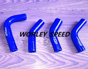 Blue Silicone Radiator Hose Kit For Aftermarket Yamaha RD350 RZ350 RD/RZ 350 - Imagen 1 de 4