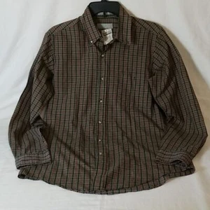 Andhurst Plaid Button Down Long Sleeve Dress Shirt - Picture 1 of 8