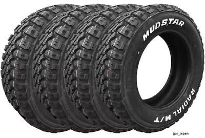 MUDSTAR RADIAL M/T 145/80R12 80/78N Genuine Snow Mud Off Road Set of 4 Tire only - Image 1 of 3