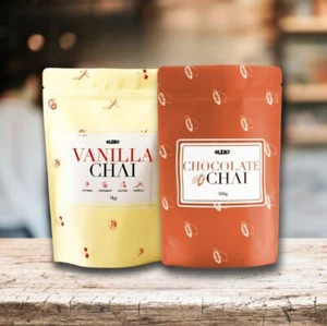 Blenz CHOCOLATE & VANILLA Chai 1kg EACH Powder Hot Cold Specialty Beverages - Picture 1 of 1