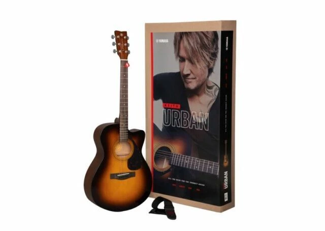 Yamaha URBAN Guitar with Lessons by Keith Urban - Tobacco Brown Sunburst