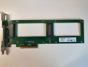 DELOCK 90091 PCIe 4.0 x8 2x U.2 NVMe SFF-8639 Bifurcation U.2 Pcie Adapter - Bild 1 von 1