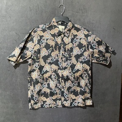 Camisa Tori Richard Para Hombres L Hawaiana Cachemira Algodón Césped Informal Preppy Hecha en EE. UU. Foto 1 de 4