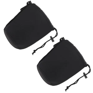 2 PEZZI Borsa Obiettivo Fotocamera Coulisse Custodia Protettiva Fotografia - Foto 1 di 12