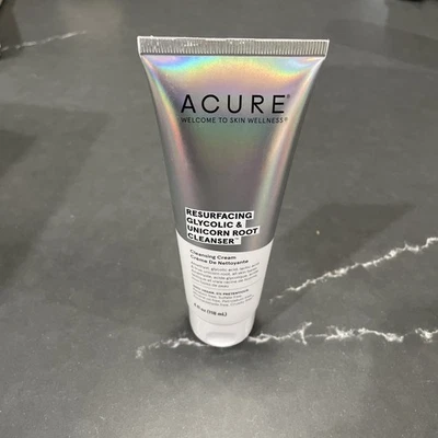 Limpiador de raíces de unicornio y glicólico rejuvenecimiento ACURE 4 OZ. 118 ml NUEVO (Sellado) Foto 1 de 4