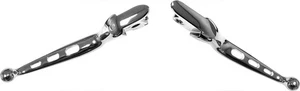14-'16 for Harley FLHR Custom Levers Tri-Hole Chrome Touring Models 14-16 - Picture 1 of 1