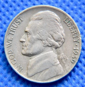 1939-D - Data chiave - Jefferson Nickel N1269 - Foto 1 di 3