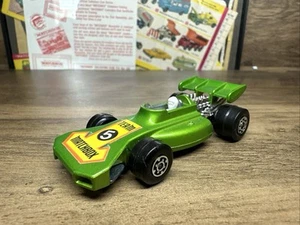 Vintage Matchbox Superfast No. 24 Team Matchbox Green Race Car Lesney England - Picture 1 of 13