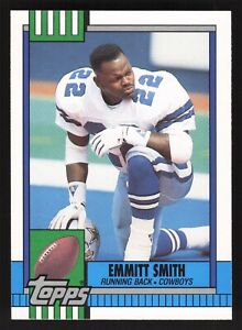 1990 Topps Traded Emmitt Smith Rookie #27T - Dallas Cowboys - HOF RC