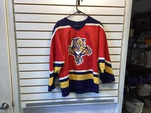 HOCKEY NHL ROBERT GOLDSTEIN FLORIDA PANTHERS Autographs 2 SIGNED JERSEY VINTAGE - Picture 1 of 23