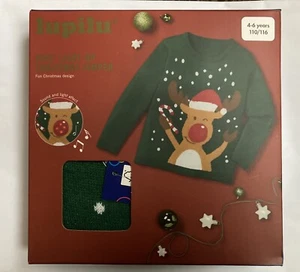 Kids Christmas Jumper Light Up ( Age 4-6) - Picture 1 of 1